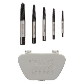 Juego Extractores Cónicos Para Tornillos (5 Piezas). Medidas 3 A 18 mm. Extractor Tornillos, Saca Tornillos.
