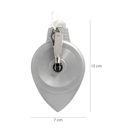 Tiralíneas Aluminio Con Cuerda 30 Metros, Tiza Obra, Línea Obra Tiza, Cordel De Trazado.