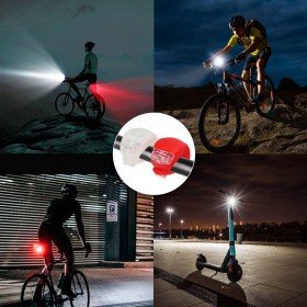 Kit Luces Led Bicicleta 2 Luces Basic. LED para bici, Luz para patín, Luz de posición, Luces bicicleta, Leds bicicleta