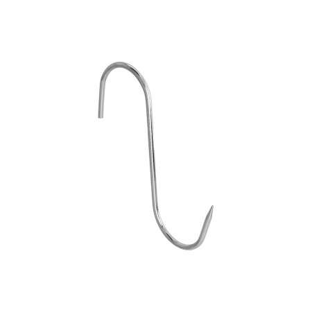 Gancho Carnicero Inoxidable N.º 3 de 140 x 5 mm. gancho para productos cárnicos.