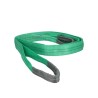 Eslinga Plana Doble Banda 2.000 Kg. Factor Seguridad 7:1, Longitud: 4 Metros Ancho 6 cm. 100% Poliéster. Color Verde