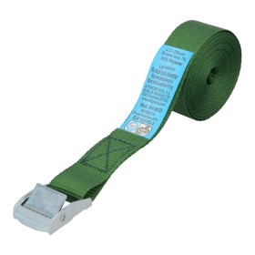 Cinta De Amarre Con Trinquete 4 metros x 25 mm. Trinquete Metálico Automático, Cincha, Eslinga Mercancía, Correa sujeción