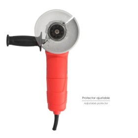 Amoladora Angular 900 Watt. Disco Diámetro 125 mm. 11.000 R.P.M. Mango 3 posiciones Eje M14