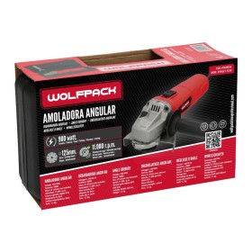 Amoladora Angular 900 Watt. Disco Diámetro 125 mm. 11.000 R.P.M. Mango 3 posiciones Eje M14