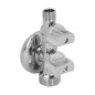 Llave De Escuadra Doble Salida 3/4" y 3/8". Entrada De 1/2". Llave De Paso Doble, Llave Angular Doble, Toma Lavadora Doble. Llave De Escuadra Doble Salida 3/4" y 3/8". Entrada De 1/2". Llave De Paso Doble, Llave Angular Doble, Toma Lavadora Doble.