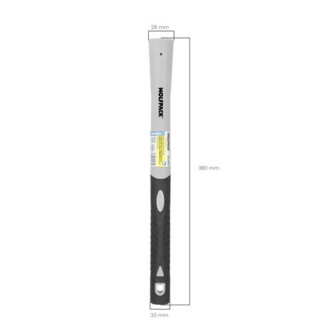 Mango Fibra Vidrio Para Alcotana Ojo Oval 38 cm. Mango Bimaterial Absorbe Vibraciones