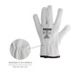 Guantes De Trabajo De Piel Flor De Vacuno, Protección Laboral, Riesgos Mecánicos, Guantes De Seguridad De Cuero. Talla 7" (Par) Guantes De Trabajo De Piel Flor De Vacuno, Protección Laboral, Riesgos Mecánicos, Guantes De Seguridad De Cuero. Talla 7" (Par)