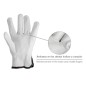 Guantes De Trabajo De Piel Flor De Vacuno, Protección Laboral, Riesgos Mecánicos, Guantes De Seguridad De Cuero. Talla 8" (Par) Guantes De Trabajo De Piel Flor De Vacuno, Protección Laboral, Riesgos Mecánicos, Guantes De Seguridad De Cuero. Talla 8" (Par)