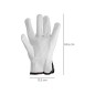 Guantes De Trabajo De Piel Flor De Vacuno, Protección Laboral, Guantes De Seguridad De Cuero. Talla 10" (Par) Guantes De Trabajo De Piel Flor De Vacuno, Protección Laboral, Guantes De Seguridad De Cuero. Talla 10" (Par)