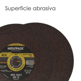 Disco Corte Abrasivo Metal Diámetro 300 x Diámetro 32 mm. Espesor 3,2 mm. Disco Radial / Amoladora