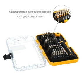 Juego Destornilladores Precisión Con 51 Piezas Kit Reparación Herramientas Para Móviles Electrónica