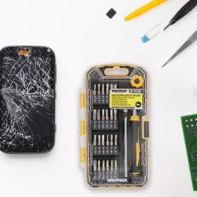 Juego Destornilladores Precisión Con 51 Piezas Kit Reparación Herramientas Para Móviles Electrónica