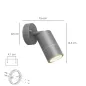 Lampara Aplique Exterior GU10 IP44 Color Antracita Aplique Techo, Luz Jardín, Lámpara Jardín, Luz Exterior, Aplique Jardín Lampara Aplique Exterior GU10 IP44 Color Antracita Aplique Techo, Luz Jardín, Lámpara Jardín, Luz Exterior, Aplique Jardín