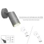 Lampara Aplique Exterior GU10 IP44 Color Antracita Aplique Techo, Luz Jardín, Lámpara Jardín, Luz Exterior, Aplique Jardín Lampara Aplique Exterior GU10 IP44 Color Antracita Aplique Techo, Luz Jardín, Lámpara Jardín, Luz Exterior, Aplique Jardín