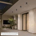 Lampara Techo Foco Gu10 Ip65 Negro Aplique Techo, Luz Jardín, Lámpara Jardín, Luz Exterior, Aplique Jardín