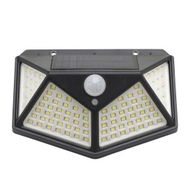 Aplique Solar Led Con Sensor De Luz y De Movimiento 270 Lúmenes Ip4x Foco Led A Batería, Foco Solar.