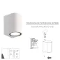 Lampara Aplique Oval Exterior GU10 IP65 Color Blanco Aplique Techo, Luz Jardín, Lámpara Jardín, Luz Exterior, Aplique Jardín Lampara Aplique Oval Exterior GU10 IP65 Color Blanco Aplique Techo, Luz Jardín, Lámpara Jardín, Luz Exterior, Aplique Jardín