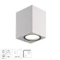 Lampara Aplique Cuadrado GU10 IP65 Color Blanco Aplique Techo, Luz Jardín, Lámpara Jardín, Luz Exterior, Aplique Jardín Lampara Aplique Cuadrado GU10 IP65 Color Blanco Aplique Techo, Luz Jardín, Lámpara Jardín, Luz Exterior, Aplique Jardín