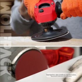 Lija Recambio Velcro Amoladora Diámetro 180 mm. Grano 40 (10 Piezas)