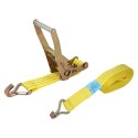 Cinta De Amarre Con Ratchet 9 metros x 50 mm. Trinquete Metálico Automático, Cincha, Eslinga Mercancía, Correa sujeción