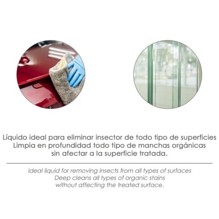Elimina Insectos / Excrementos Pájaros Para Cristal / Lunas Parabrisas Coches 750 Ml. Insect Remover