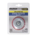 Cepillo de Nylon en Forma de Taza Ø75 mm con Espiga de 1/4" | Lijado y Pulido Eficiente