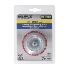 Cepillo de Nylon en Forma de Taza Ø75 mm con Espiga de 1/4" | Lijado y Pulido Eficiente