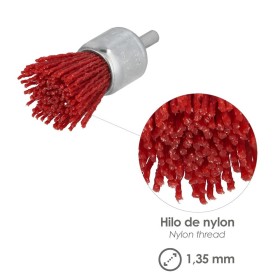 Cepillo Nylon Brocha Diámetro 25 mm. Cepillo De Lijado Nailon. Cepillo Para Taladro De Nailon