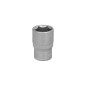 Llave Vaso 1/4" Hexagonal 12 mm. Perfil de 6 caras. Acero Cromo Vanadio, Aristas Redondas Llave Vaso 1/4" Hexagonal 12 mm. Perfil de 6 caras. Acero Cromo Vanadio, Aristas Redondas