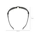 Gafas Protección Con Patillas Flexibles Certificación EN166. Lente Color Gris. Gafas protección Gafas Trabajo