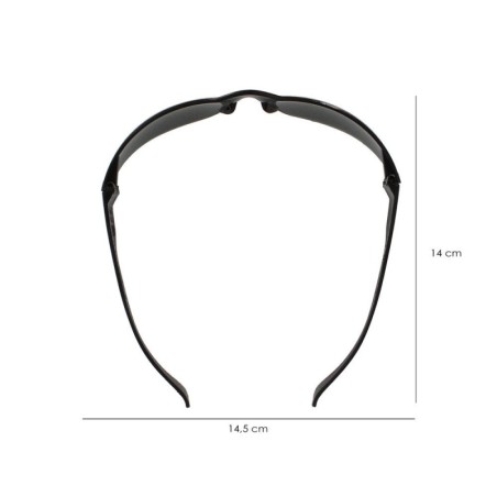 Gafas Protección Con Patillas Flexibles Certificación EN166. Lente Color Gris. Gafas protección Gafas Trabajo