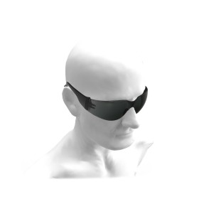 Gafas Protección Con Patillas Flexibles Certificación EN166. Lente Color Gris. Gafas protección Gafas Trabajo