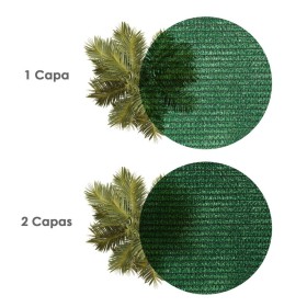 Malla Sombreo Rollo 2,0 x 10 Metros, Reduce Radiación, protección Jardín y Terraza, Regula Temperatura, Color Verde Claro