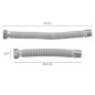 Tubería Extensible Agua Acero Inoxidable Corrugado. Longitud de 22,5 a 30 cm. Tomas 3/4" Tubería Extensible Agua Acero Inoxidable Corrugado. Longitud de 22,5 a 30 cm. Tomas 3/4"