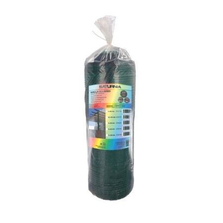 Malla Sombreo Rollo 1 x 50 metros, Reduce Radiación, protección Jardín y Terraza, Regula Temperatura, Color Verde Claro