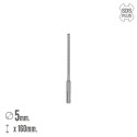 Broca SDS Plus 8 Filos Cortantes Especial Para Hormigón Armado Diámetro 5 x 160 mm. Broca Paredes, Broca Cimientos, Broca Muros