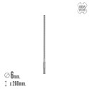 Broca SDS Plus 8 Filos Cortantes Especial Para Hormigón Armado Diámetro 6 x 260 mm. Broca Paredes, Broca Cimientos, Broca Muros