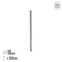 Broca SDS Plus 8 Filos Cortantes Especial Para Hormigón Armado Diámetro 10 x 260 mm. Broca Paredes