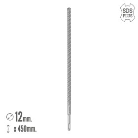Broca SDS Plus 8 Filos Cortantes Especial Para Hormigón Armado Diámetro 12 x 450 mm. Broca Paredes