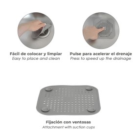 Protector DesagÃ¼e Silicona Cocina Baño 145 x 145 mm.