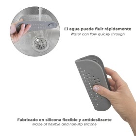 Protector DesagÃ¼e Silicona Cocina Baño 145 x 145 mm.