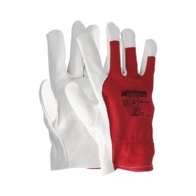 Guantes Piel / Lona Con Colgador 9" Guantes De Trabajo, Guantes De protección (Par)