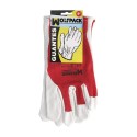 Guantes Piel / Lona Con Colgador 9" Guantes De Trabajo, Guantes De protección (Par)