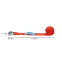 Cinta De Amarre Con Trinquete 2,5 metros x 25 mm. Trinquete Metálico Automático, Cincha, Eslinga Mercancía, Correa sujeción
