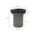 Manguito Inodoro PVC Recto Diámetro 90 mm