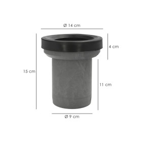 Manguito Inodoro PVC Recto Diámetro 90 mm