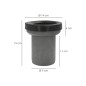 Manguito Inodoro PVC Recto Diámetro 90 mm Manguito Inodoro PVC Recto Diámetro 90 mm