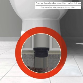 Manguito Inodoro PVC Recto Diámetro 90 mm