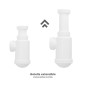 Sifón Botella Extensible 1 1/2 Tuerca Loca