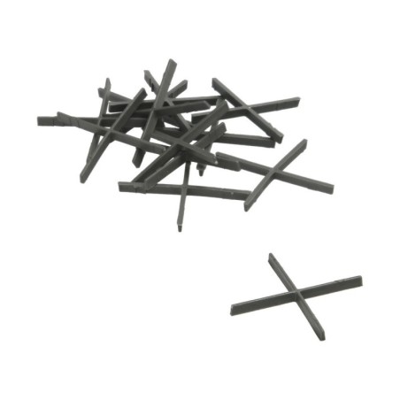 Crucetas Cruz / Separadores Para Suelos Cerámicos 1 mm. (Bolsa 250 Piezas)